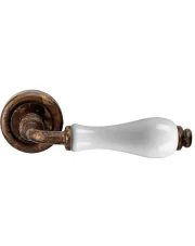 Klamka Dalia 600 AN porcelana biała