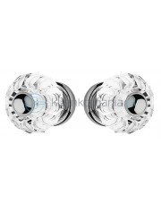 Gałka obrotowa Crystal chromowany błyszczący