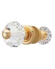 Gałka obrotowa Crystal 830PR OZ pozłacana
